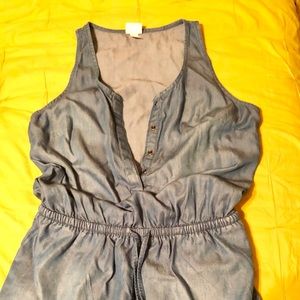 Merona chambray romper